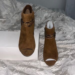 Brown booties